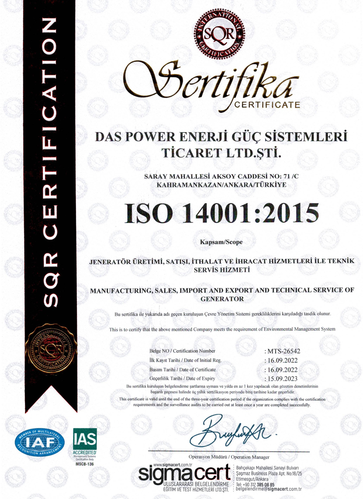 ISO 14001:2015 - Das Power